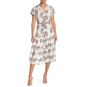 NWT Veronica Beard Meagan Floral Silk Dress
